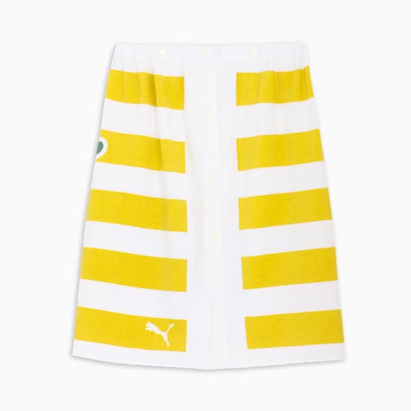 ユニセックス ラップ タオル M, Lemon Sherbert-Cool Light Gray, extralarge-JPN