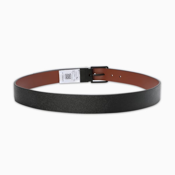 KNIT Leather Belt, PUMA Black-Tan, extralarge-IND