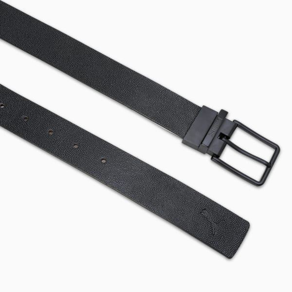 KNIT Leather Belt, PUMA Black-Tan, extralarge-IND