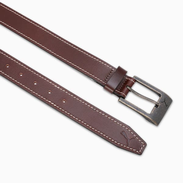 ULTIMO Leather Belt, Chocolate, extralarge-IND