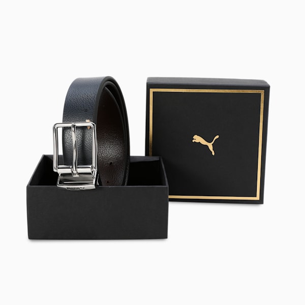 FUSION Leather Belt, PUMA Navy, extralarge-IND