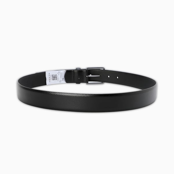 EDGE Leather Belt, PUMA Black-Silver, extralarge-IND