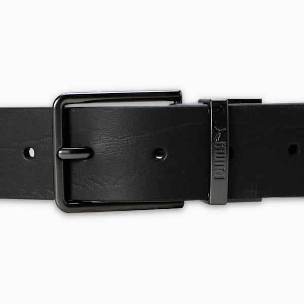 KIEV Leather Belt, PUMA Black-Tan, extralarge-IND