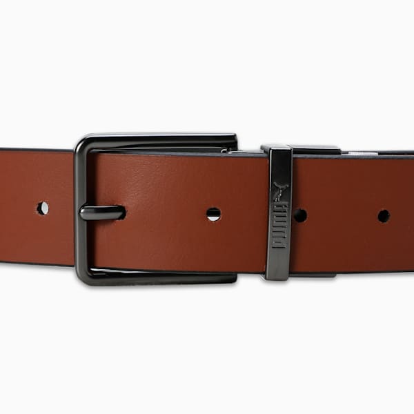 KIEV Leather Belt, PUMA Black-Tan, extralarge-IND