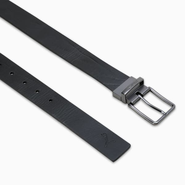 KIEV Leather Belt, PUMA Black-Tan, extralarge-IND