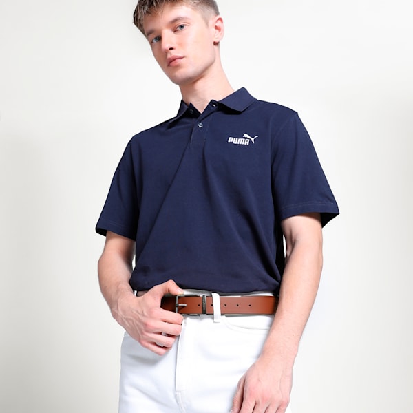 KIEV Leather Belt, PUMA Black-Tan, extralarge-IND