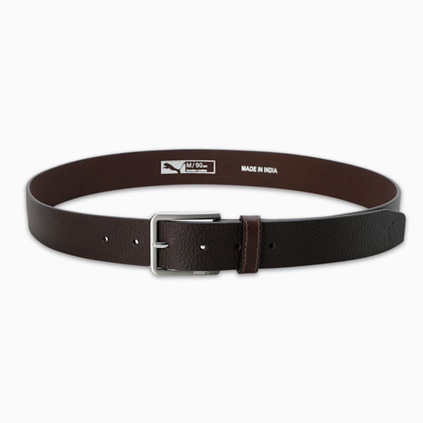 VIENNA Leather Belt, Dark Chocolate, extralarge-IND