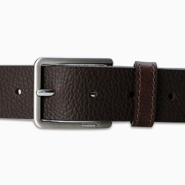 VIENNA Leather Belt, Dark Chocolate, extralarge-IND