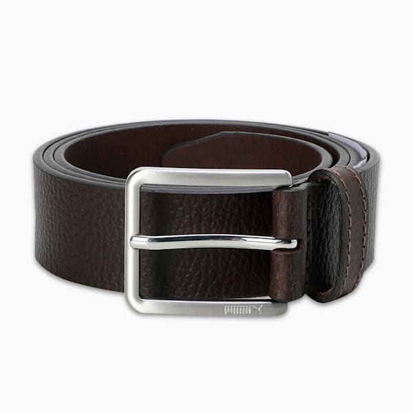 VIENNA Leather Belt, Dark Chocolate, extralarge-IND