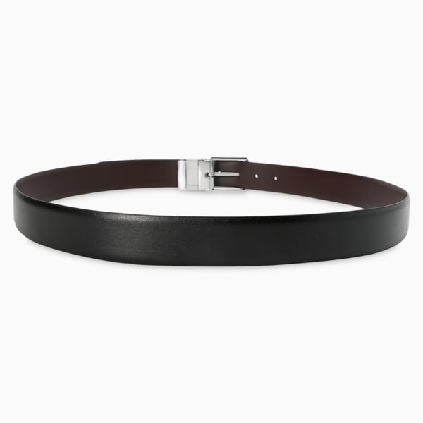 LISBON Reversible Leather Belt, PUMA Black-Chocolate, extralarge-IND