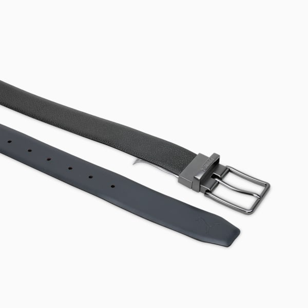 DUBLIN Reversible Leather Belt, PUMA Black-PUMA Navy, extralarge-IND