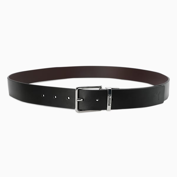 TOKYO Reversible Leather Belt, PUMA Black-Chocolate, extralarge-IND