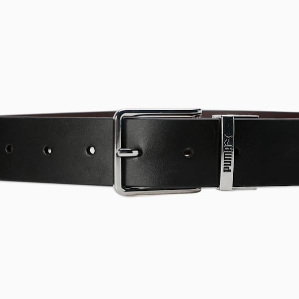 TOKYO Reversible Leather Belt, PUMA Black-Chocolate, extralarge-IND