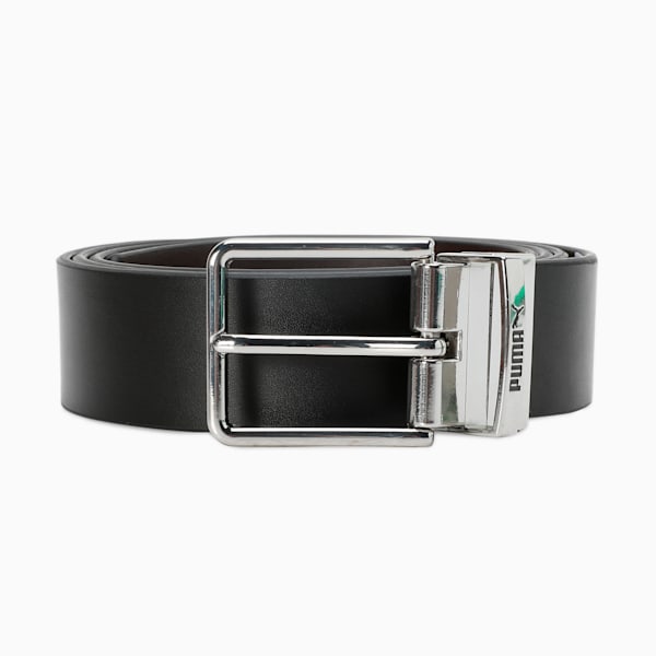 TOKYO Reversible Leather Belt, PUMA Black-Chocolate, extralarge-IND