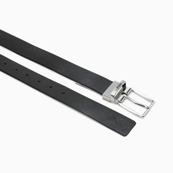 HANOI Reversible Leather Belt, PUMA Black-Tan, extralarge-IND
