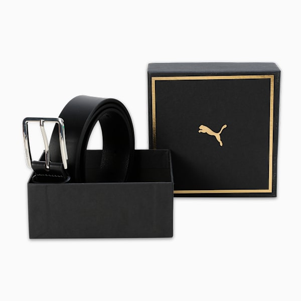 SUVA Leather Belt, PUMA Black, extralarge-IND