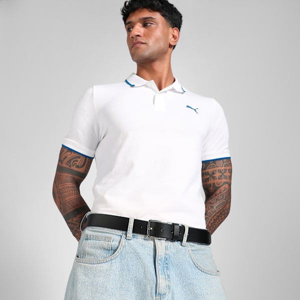 SUVA Leather Belt, PUMA Black, extralarge-IND