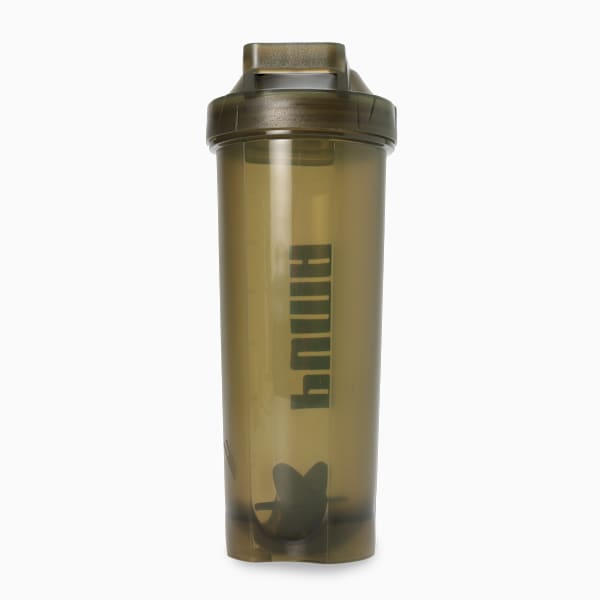 Fit Mix Shaker Training Water Bottle 600ml, PUMA Olive, extralarge-IND