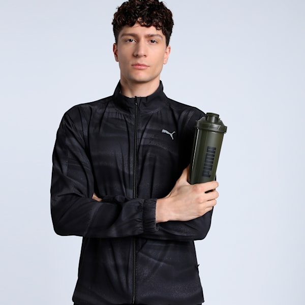 Fit Mix Shaker Training Water Bottle 600ml, PUMA Olive, extralarge-IND