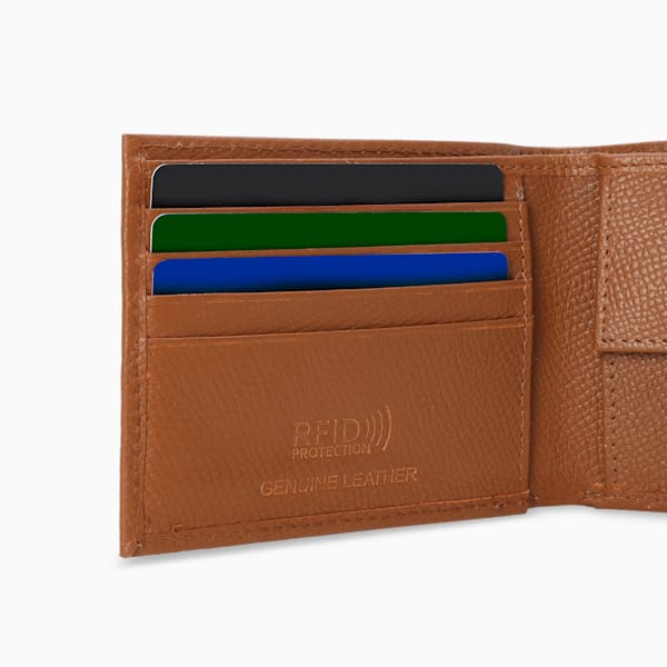 PUMA Slimsafe Unisex Bi-Fold Wallet, Desert Clay, extralarge-IND