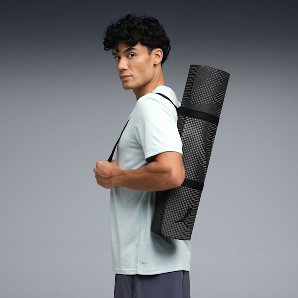 Everyday Printed Yoga Mat, PUMA Black-Rock Ridge, extralarge-IND