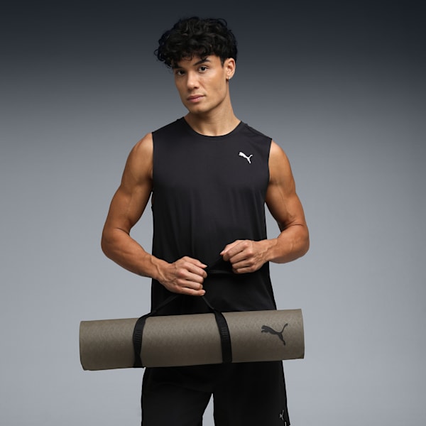 Reversible Yoga Mat V1, PUMA Olive-PUMA Black, extralarge-IND