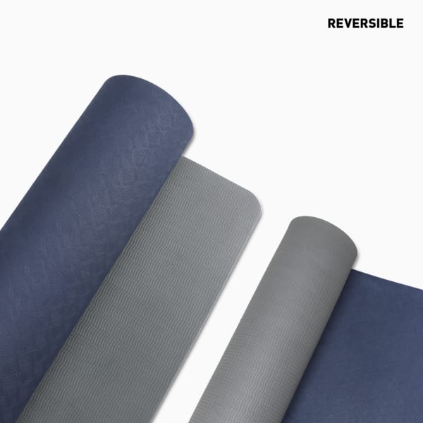 Reversible Yoga Mat V1, PUMA Navy-Cool Mid Gray, extralarge-IND