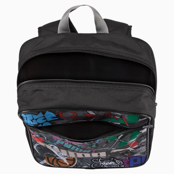 Campus Unisex Backpack, Puma Black-graffiti, extralarge-IND