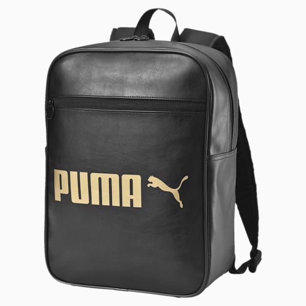 Campus Backpack, Puma Black-Gold, extralarge-IND
