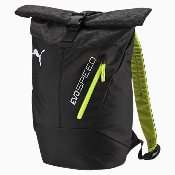 evoSPEED Backpack, Puma Black-Green Gecko-Safety Yellow, extralarge-IND