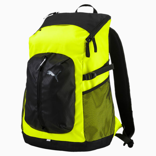 PUMA Apex Backpack, Safety Yellow-Puma Black, extralarge-IND