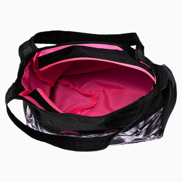 Training Women's Studio Hobo Bag, Puma Black-White-graphic, extralarge-IND