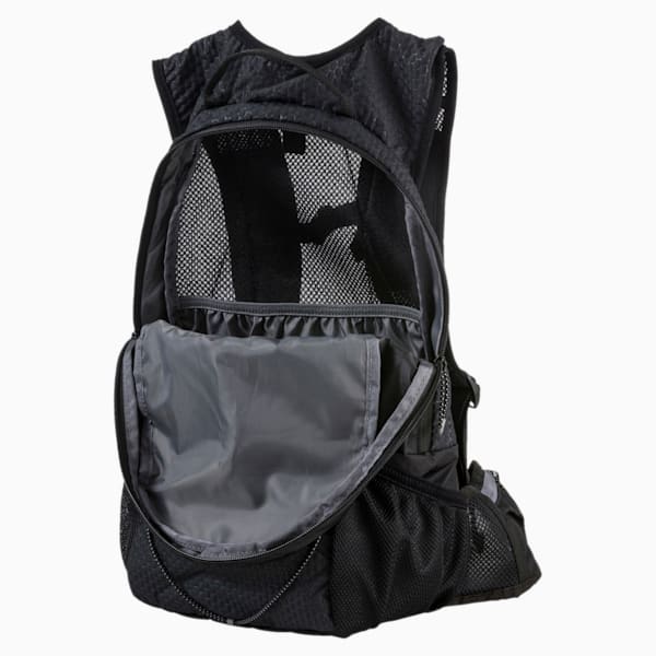 Lightweight Running Backpack, Puma Black-QUIET SHADE, extralarge