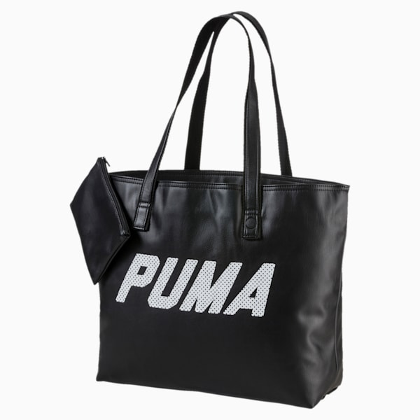 Prime Street Tote Bag, Puma Black-Puma White, extralarge