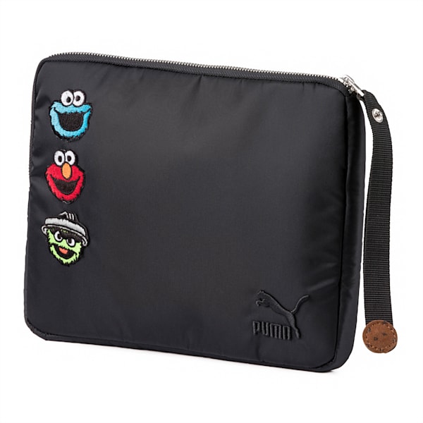 PUMA x SESAME STREET Pouch, Puma Black, extralarge