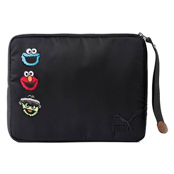 PUMA x SESAME STREET Pouch, Puma Black, extralarge