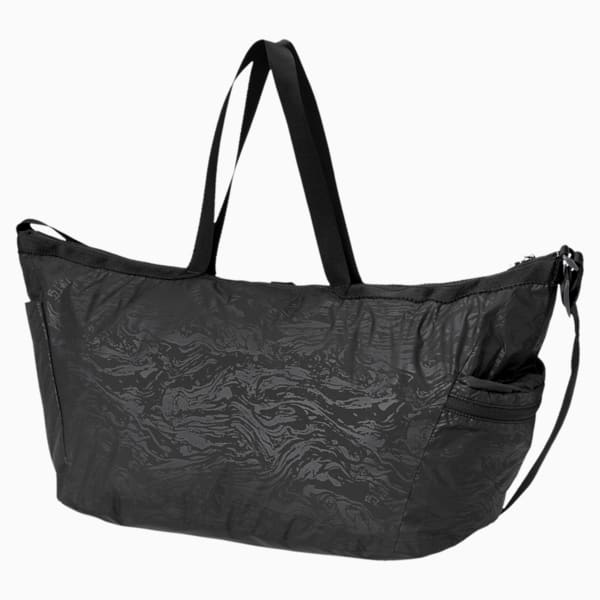Active Training Women's Workout Bag, Puma Black-reflective silver, extralarge