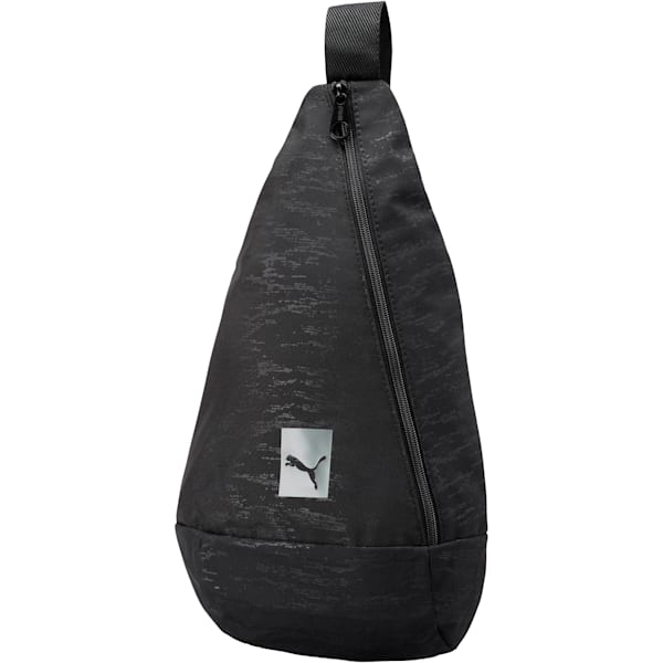 Prime Shoulder Bag, Puma Black-graphic, extralarge