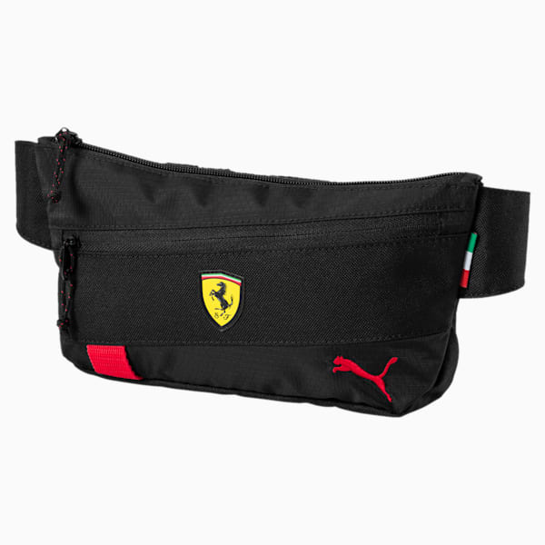 Ferrari Waist Bag, Puma Black, extralarge