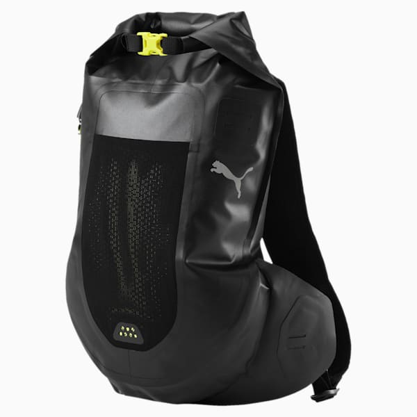 Running Waterproof Backpack, Puma Black-QUIET SHADE-nrgy yellow, extralarge