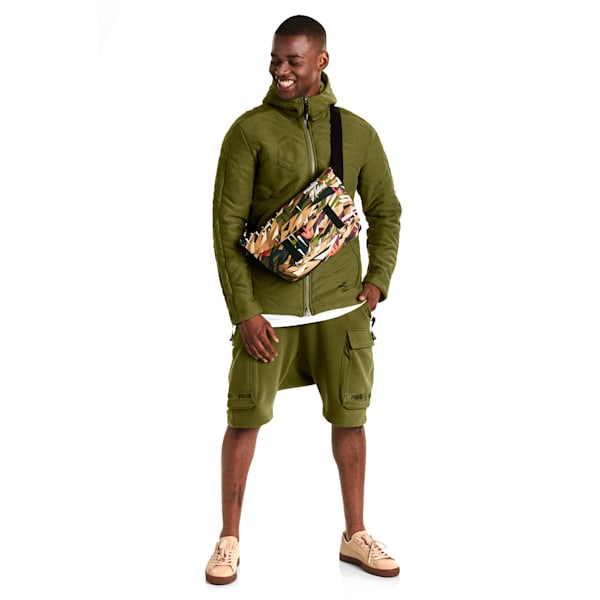 PUMA x NATUREL Messenger Bag, Puma Black-moon jungle camo, extralarge