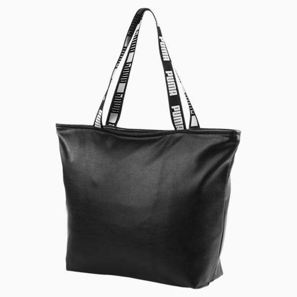 Prime Large Shopper Bag, Puma Black-Puma White, extralarge-IND