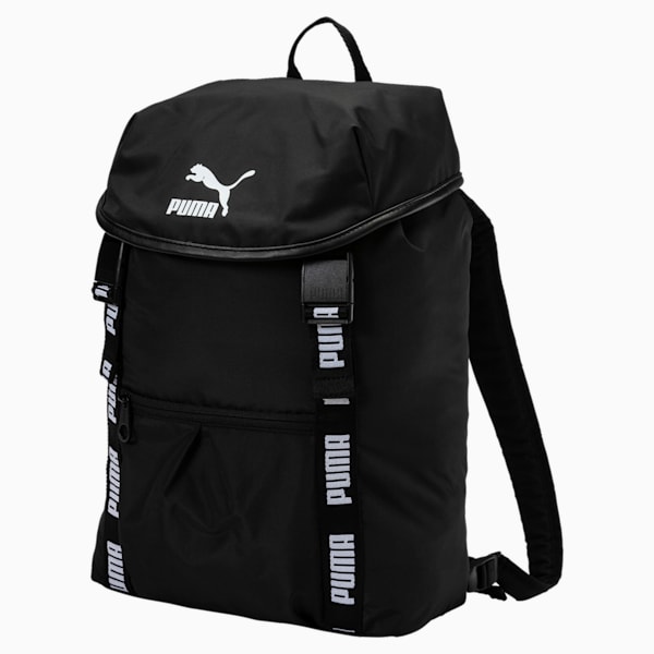 Prime Lux Backpack, Puma Black-Puma White, extralarge