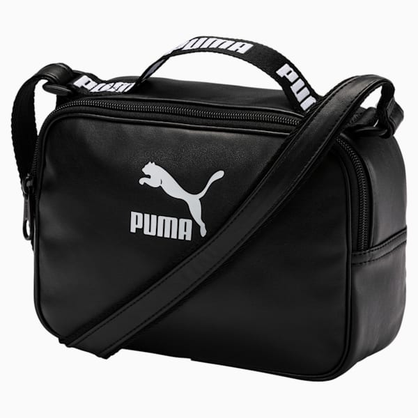 Prime Mini Reporter Bag, Puma Black-Puma White, extralarge