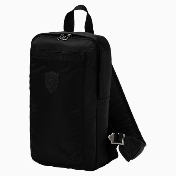 Ferrari Lifestyle Cross Body Bag, Puma Black, extralarge