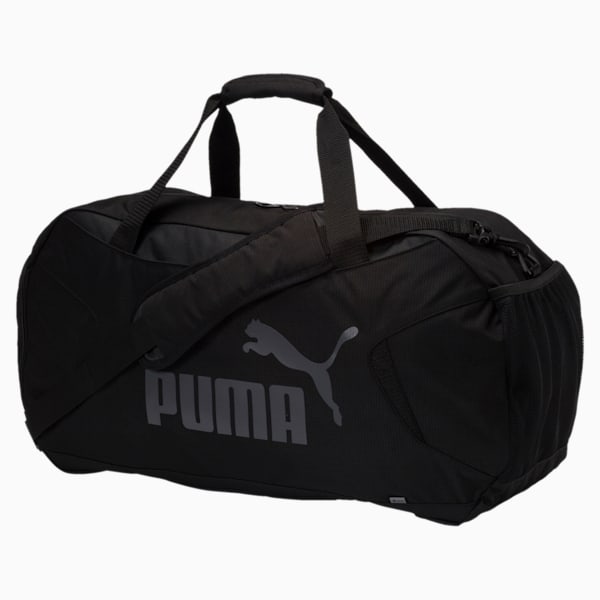 Gym Medium Duffle Bag, Puma Black-Puma Black, extralarge