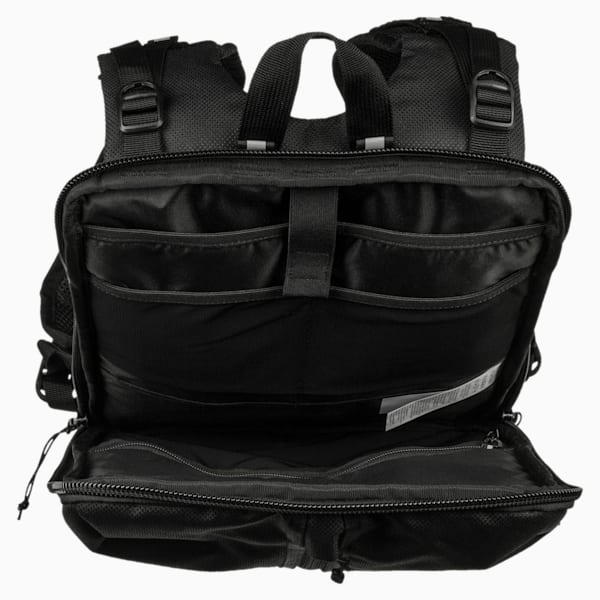 Pace Hooded Backpack, Puma Black, extralarge