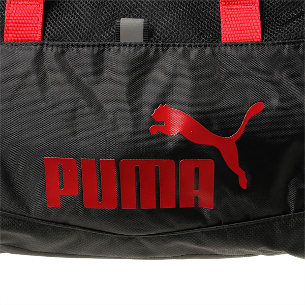キッズ スタイル スイム グリップ バッグ 16L, Puma Black-Ribbon Red, extralarge-JPN