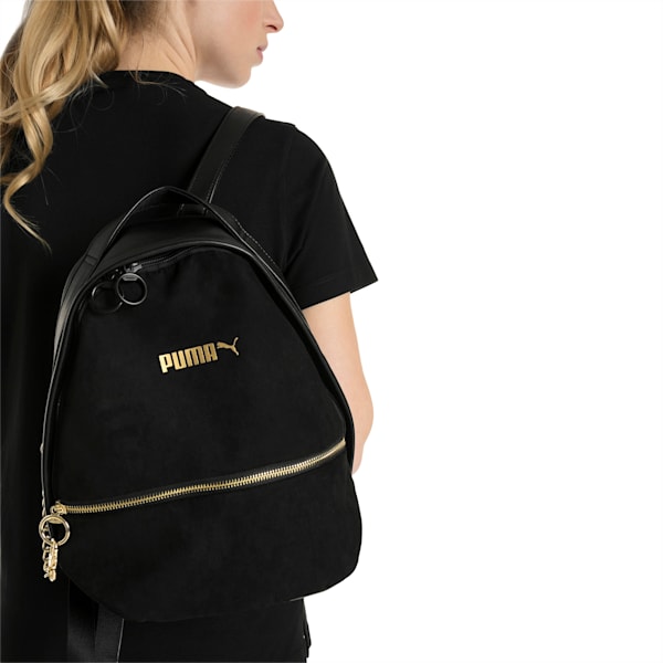 Archive Suede Women's Backpack, Puma Black, extralarge