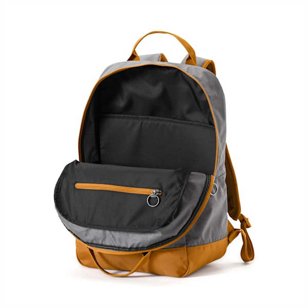 Campus Backpack Woven, Puma Black-Buckthorn Brown, extralarge-IND